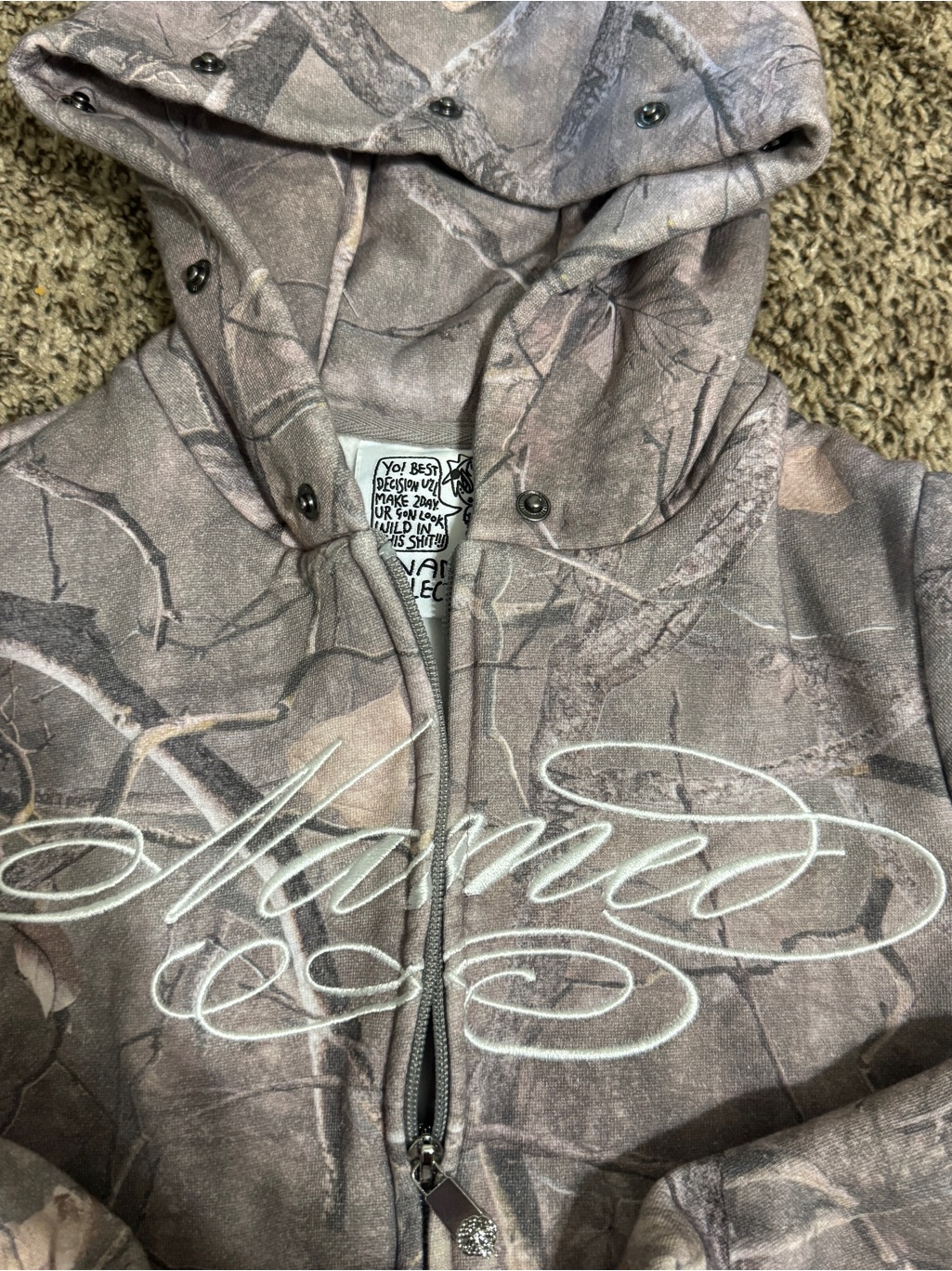 Named Collective Prey Camo Hoodie Zip Up — image 2 of 5